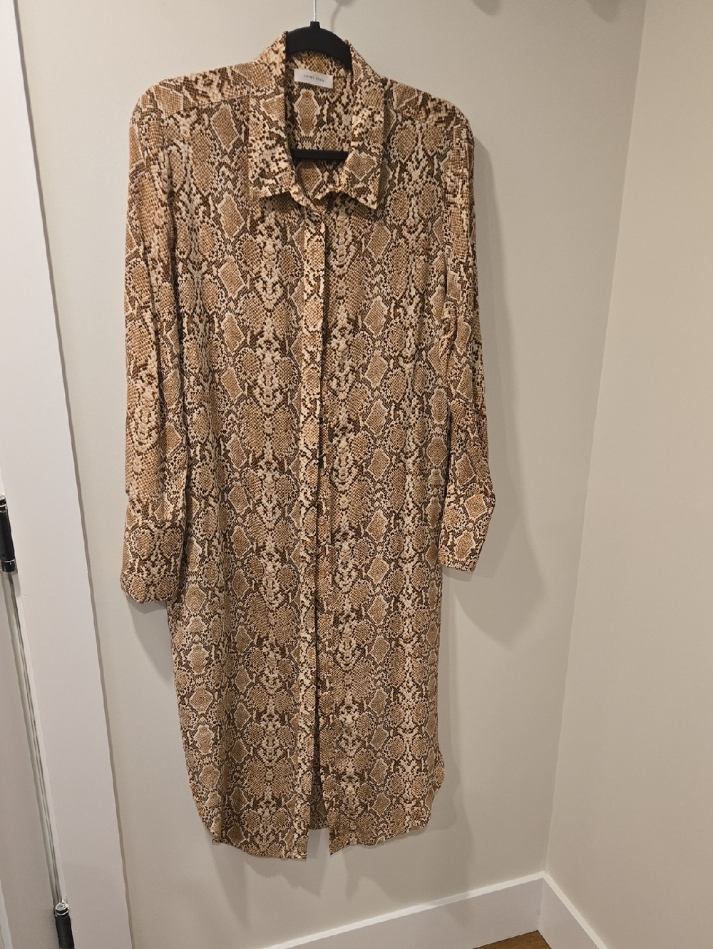 100% Silk Anine Bing Duster/dress